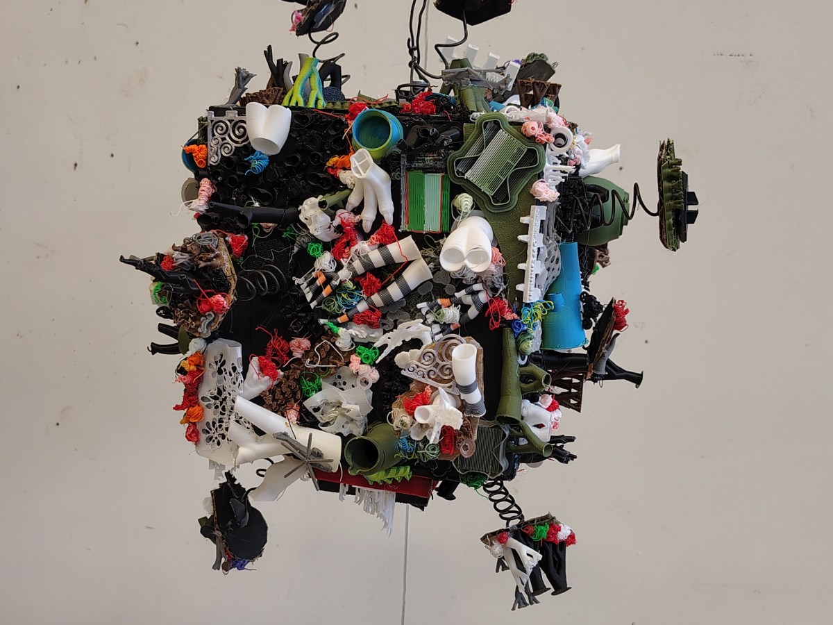 Fundamentals of 3D Design, Class Project #2 – Abstract Sculpture w/ Wood &&nbsp;Wire