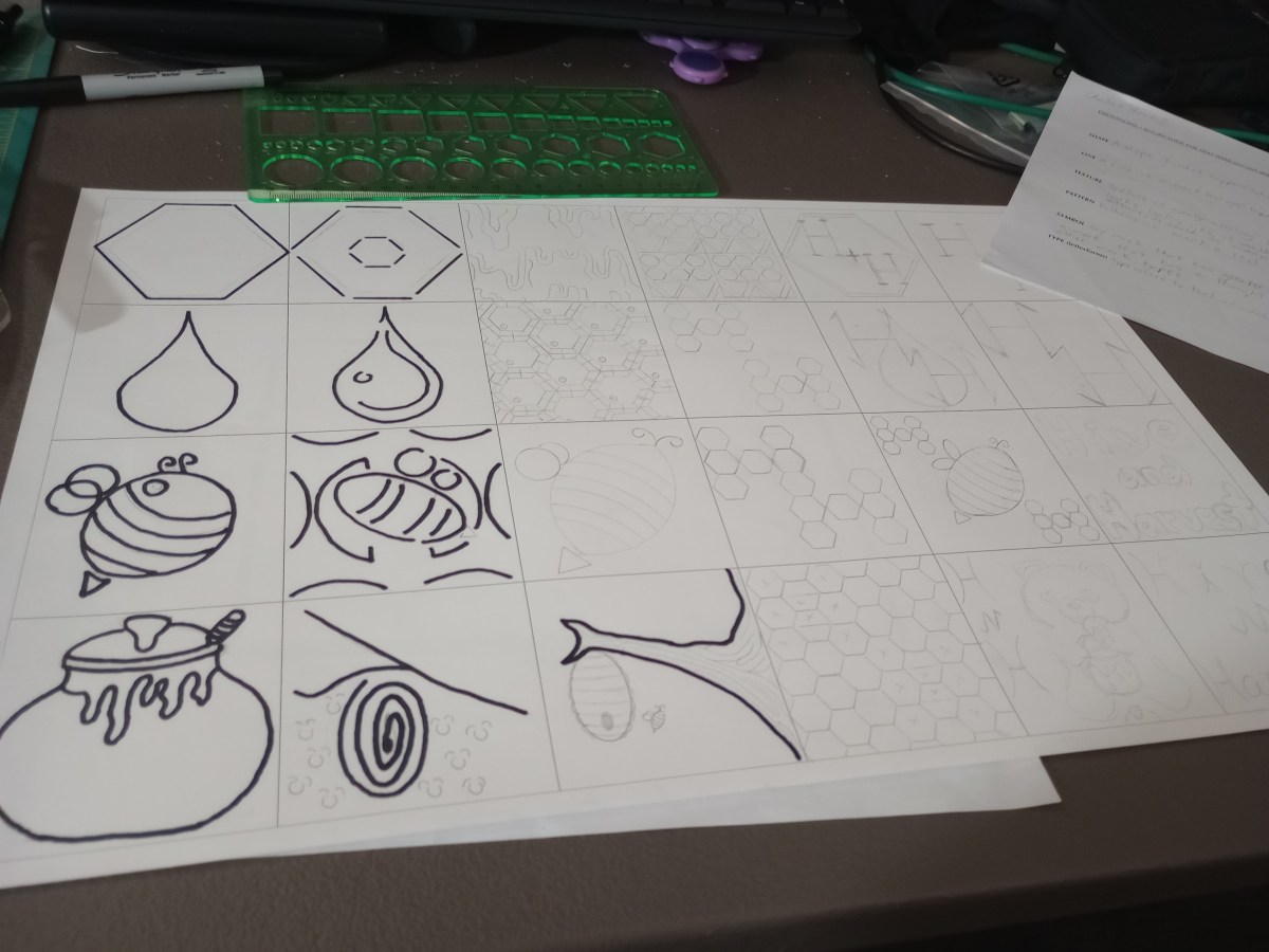 Graphic Design I, Class Project #4 – Mark Making,&nbsp;Branding