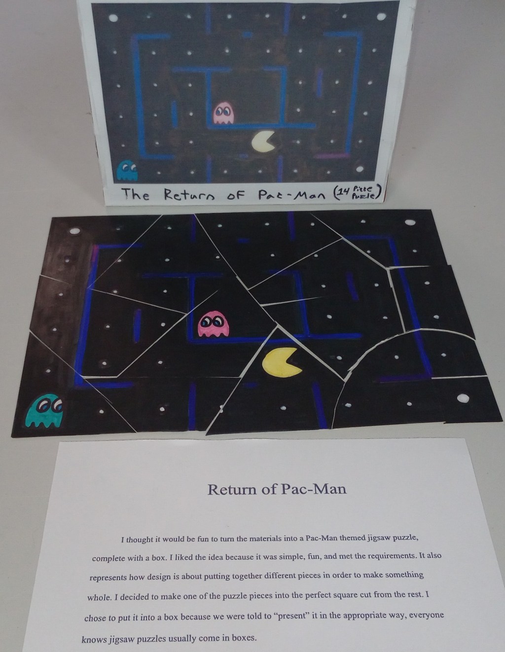 Graphic Design I, Class Project #1 – Paper Project, Cardstock&nbsp;Creations