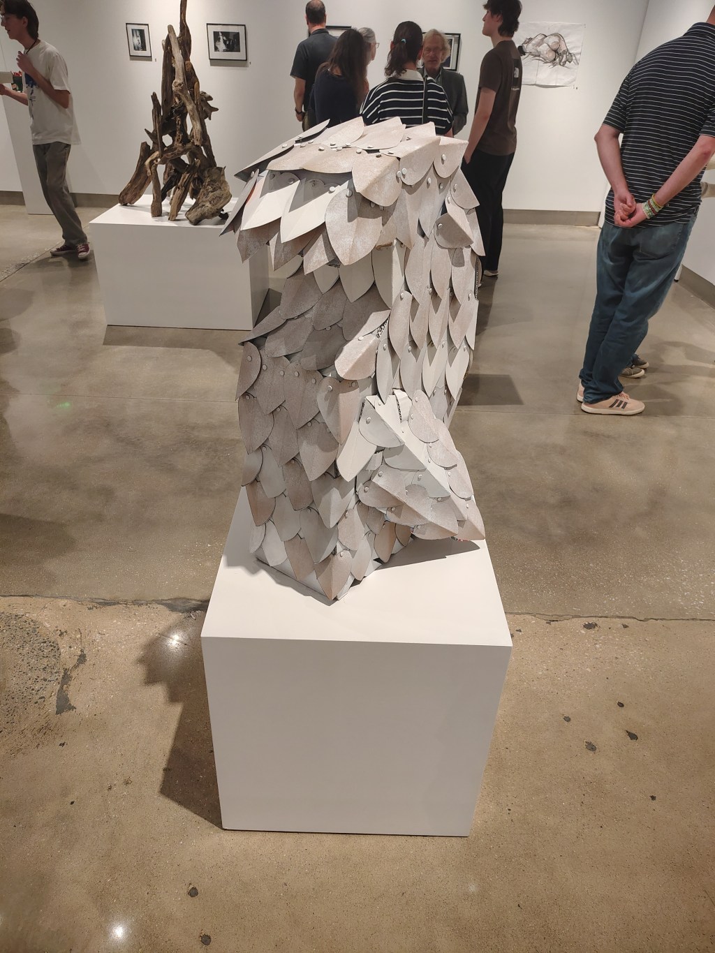 Fundamentals of 3D Design, Class Project #3 – Cardboard Sculpture w/Partner Inspired by Ann&nbsp;Weber